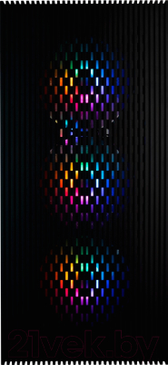 Корпус для компьютера HAFF Stripe Black (без БП)