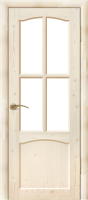 Дверной блок Wood Goods ДОФ-АА комплект 90x200 (сосна неокрашенная)