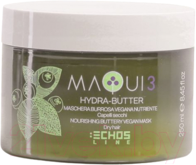 Маска для волос Echos Line Maqui 3 Nourishing Buttery Vegan для сухих волос с маслом ши (250мл)