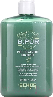 Шампунь для волос Echos Line B.Pur Pre-Treatment очищающий реминерализующий для предв. ухода (385мл)