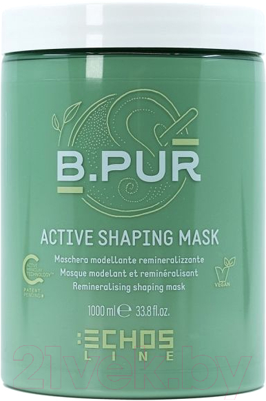 Маска для волос Echos Line B.Pur Active Shaping реминерализующая моделирующая