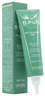 Крем для кожи головы Echos Line B.Pur Pre-Treatment Mud глина реминерализующая (150мл)