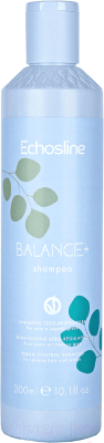 Шампунь для волос Echos Line Balance+ против жирной кожи головы (300мл)