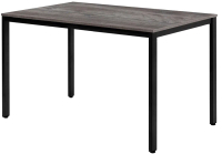 Обеденный стол Millwood Сеул Л 120x70x75 (сосна пасадена/металл черный) - 