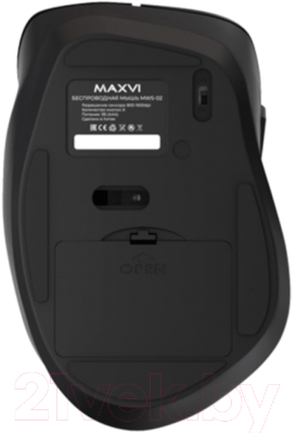 Мышь Maxvi MWS-02 (черный)