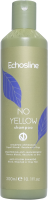 Оттеночный шампунь для волос Echos Line No Yellow антижелтый для светлых обесцвеченных и седых волос (300мл) - 