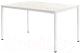 Обеденный стол Millwood Сеул Л 130x80x75 (дуб белый Craft/металл белый) - 