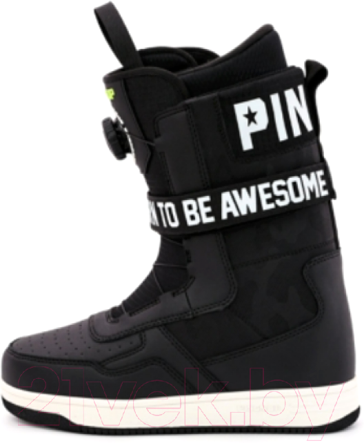 Ботинки для сноуборда PING&UP Born To Be Black Tgf (р-р 36, черный) — фото 3
