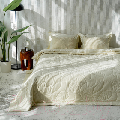 Набор текстиля для спальни Pasionaria Ронда 230x250 с наволочками (сливочный)