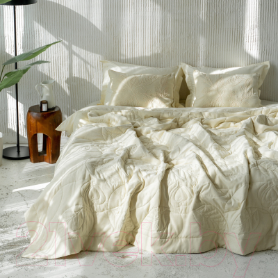 Набор текстиля для спальни Pasionaria Ронда 230x250 с наволочками (сливочный)