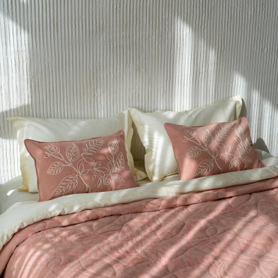 Набор текстиля для спальни Pasionaria Ронда 230x250 с наволочками (светло-розовый)