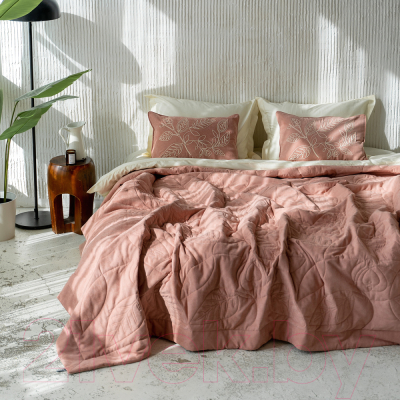 Набор текстиля для спальни Pasionaria Ронда 230x250 с наволочками (светло-розовый)