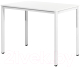 Обеденный стол Millwood Сеул Л 100x60x75 (белый/металл белый) - 
