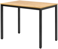 Обеденный стол Millwood Сеул Л 100x60x75 (дуб золотой Craft/металл черный) - 