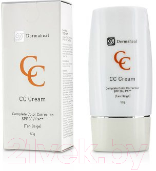 СС-крем Dermaheal CC Cream Tan Beige тон Бежевый