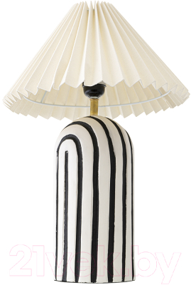 Прикроватная лампа Bergenson Bjorn Stripel / BB0000184 (черный/белый)