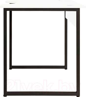 Геймерский стол Millwood Лофт Гонконг ДТ-3 120x70x75 (белый/металл черный)