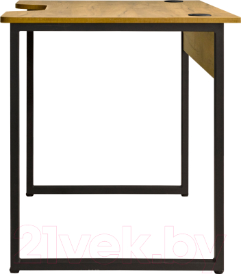 Геймерский стол Millwood Лофт Гонконг ДТ-3 120x70x75 (дуб золотой Craft/металл черный)