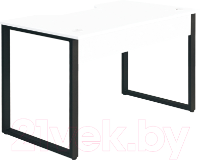 Геймерский стол Millwood Лофт Гонконг ДТ-3 130x70x75 (белый/металл черный)