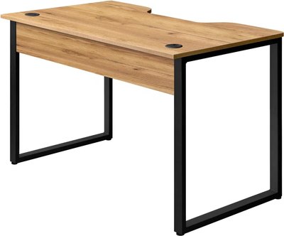 Геймерский стол Millwood Лофт Гонконг ДТ-3 130x70x75 (дуб золотой Craft/металл черный) - 