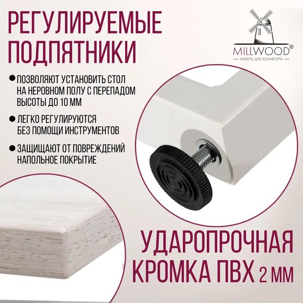 Купить Геймерский стол Millwood Лофт Гонконг ДТ-3 130x70x75 в Минске