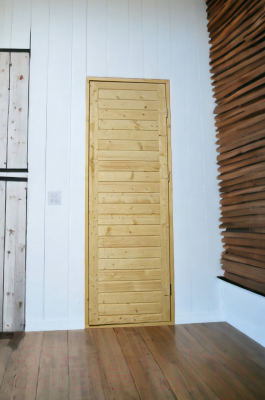 Деревянная дверь для бани КомфортПром 70x180 / 10223353