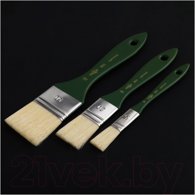 Изображение товара Набор кистей ГАММА Флейц щетина / 801021353 (3шт)