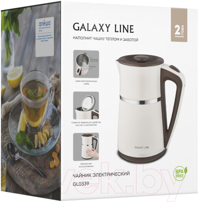 Чайник электрический Galaxy Line GL 0339					 (бежевый)