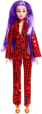 Кукла с аксессуарами Happy Valley Ксения. Модный показ. В красном костюме / 6973625