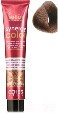 Крем-краска для волос Echos Line Seliar Synergy Color 6.0 (100мл, интенсивный темно-русый)