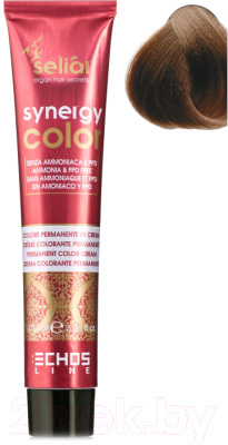 Крем-краска для волос Echos Line Seliar Synergy Color 7.0 (100мл, интенсивный русый)