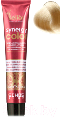 Крем-краска для волос Echos Line Seliar Synergy Color 10.0 (100мл, платиновый блондин)