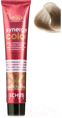 Крем-краска для волос Echos Line Seliar Synergy Color 8.01 (100мл, пепельный светло-русый)