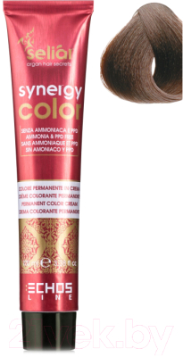 Крем-краска для волос Echos Line Seliar Synergy Color 5.3 (100мл, золотистый светло-каштановый)