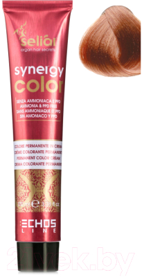 Крем-краска для волос Echos Line Seliar Synergy Color 8.4 (100мл, медный светлый блондин)