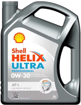 Моторное масло Shell Helix Ultra Professional AP-L 0W30 (5л)