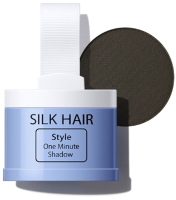 Тонирующая пудра для волос The Saem Silk Hair Style One Minute Shadow 01 Natural Black (4г) - 