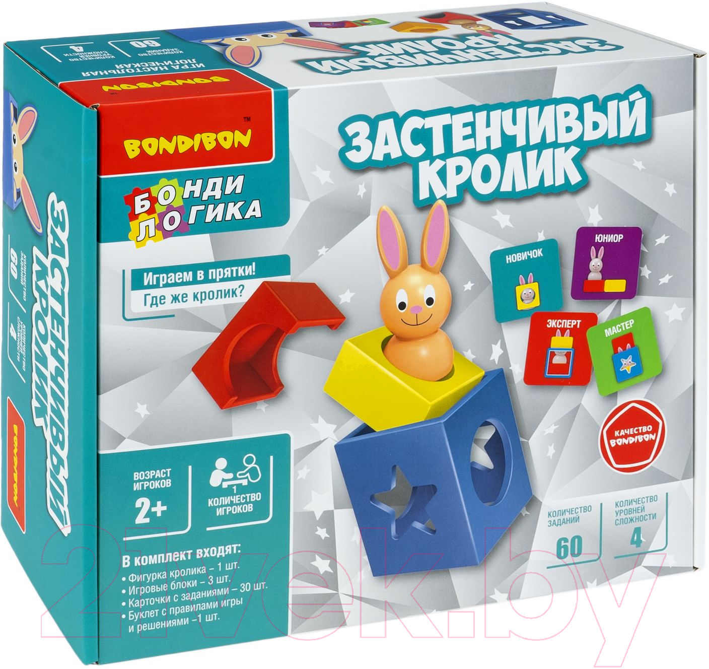 Развивающий игровой набор Bondibon Застенчивый кролик / ВВ6030