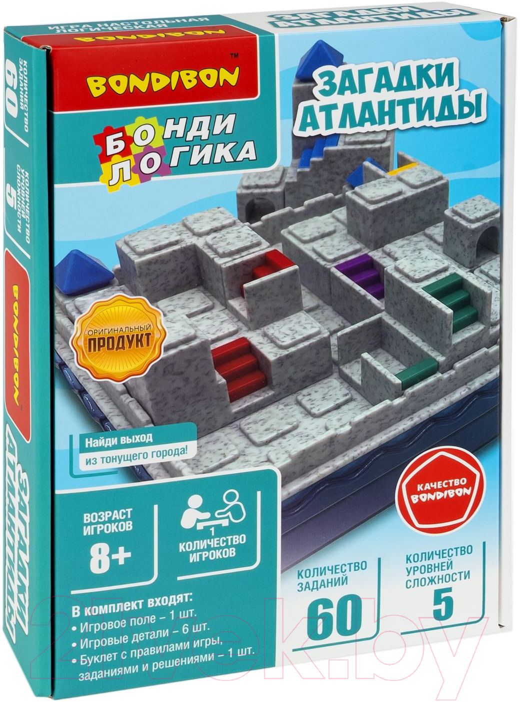 Игра-головоломка Bondibon БондиЛогика Загадки Атлантиды / ВВ6246