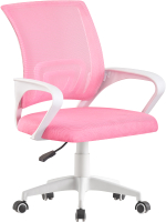 Кресло офисное Mio Tesoro Виола (розовый/белый) - 