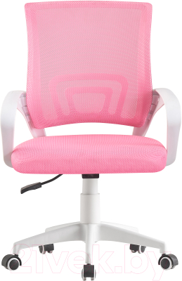 Кресло офисное Mio Tesoro Виола (розовый/белый)