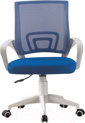 Кресло офисное Mio Tesoro Виола (голубой/белый)
