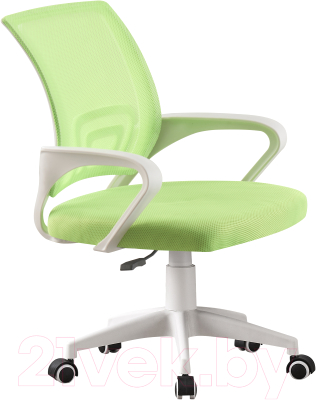 Кресло офисное Mio Tesoro Виола (салатовый/белый)