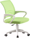 Кресло офисное Mio Tesoro Виола (салатовый/белый) - 