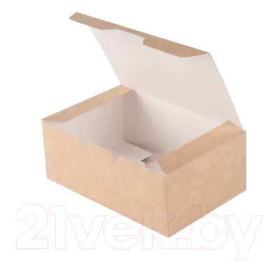Набор одноразовых контейнеров Паксервис Eco Fast Food Box L / 285639 (50шт)