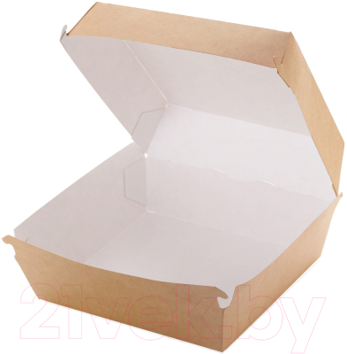 Набор коробок упаковочных для еды Паксервис Eco Burger L / 285713 (50шт)