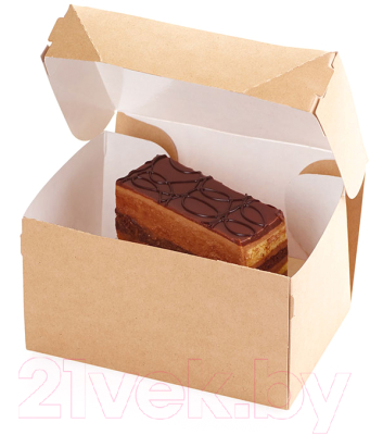 Набор одноразовых контейнеров Паксервис Eco Cake 1200 / 286017 (50шт)