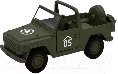 Автомобиль игрушечный Welly Военная техника / 99190-24CWD