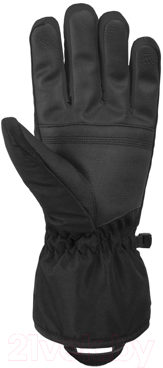 Перчатки лыжные Reusch Snow King / 6201198-7701 (р-р 7, Black/White) — фото 2