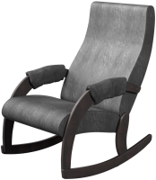 Кресло-качалка Мебелик Каула М (экокожа дунди 109/венге) - 